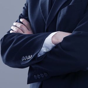 Businessman's torso in suit